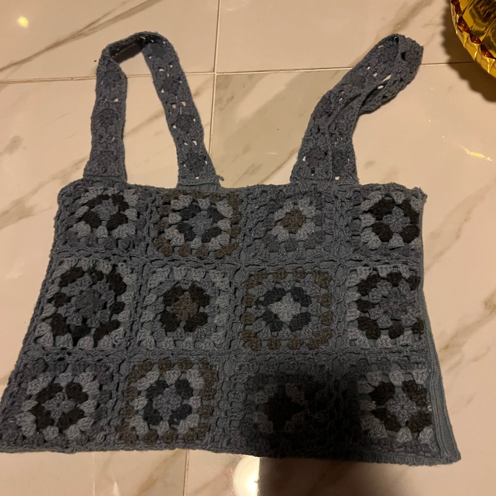 American eagle knitted crop top